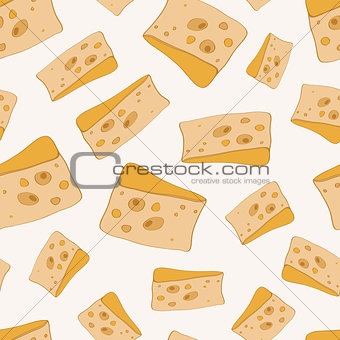 vector cheese pattern