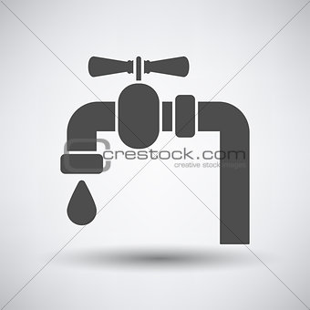 Pipe with valve icon