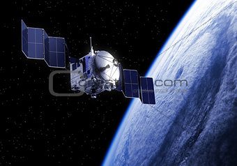 Satellite Deploys Solar Panels In Space