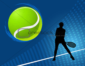 sport background  tennis
