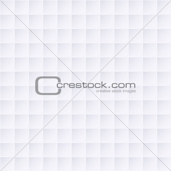 White abstract geometric background texture with squares, seamless