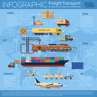 Freight Transport Infographics