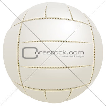 White Ball for volleyball