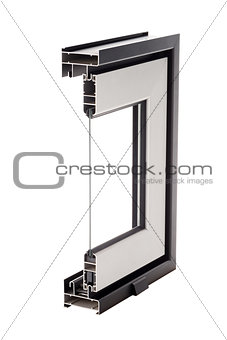 Aluminium window sample