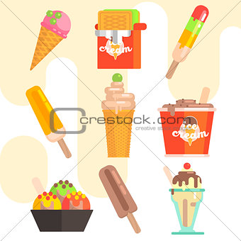 Ice Cream Vector Illustrations