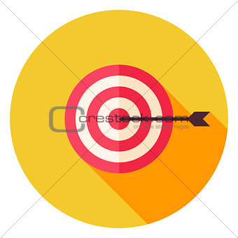 Aim with Arrow Circle Icon