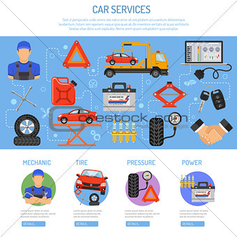 Car Service Infographics