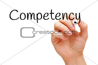 Competency Hand Black Marker