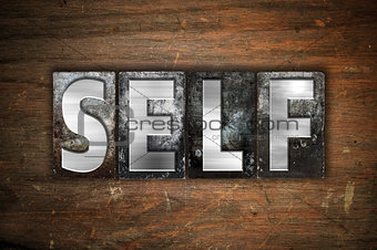 Self Concept Metal Letterpress Type