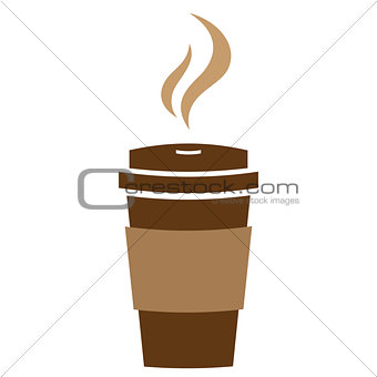 Takeaway hot coffee 