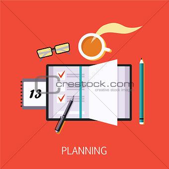 Business Planning Concept Art