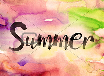 Summer Concept Watercolor Theme