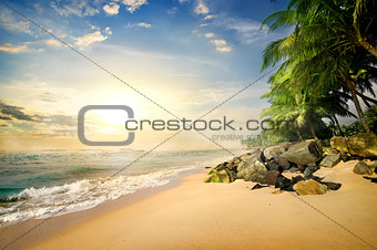 Beach in Galle