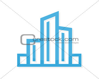 Vector home logo design template. House Logo. Real estate logo. Motel logo. Hotel logo. Vector logo template