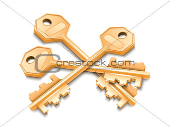 Three golden keys.