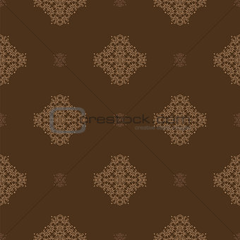 Seamless Texture on Brown. Element for Design.