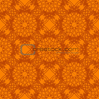 Seamless Texture on Orange. Element for Design