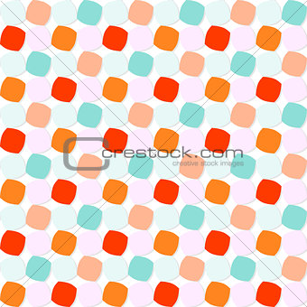 Colorful Rounded Squares Pattern