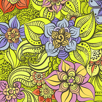 Bright floral illustration