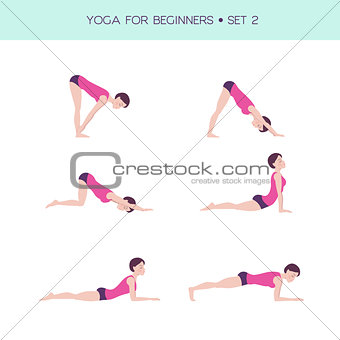 Yoga for beginners basic set