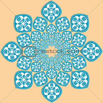 ornamental round pattern, decoration