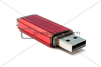 Red USB Flash Drive 