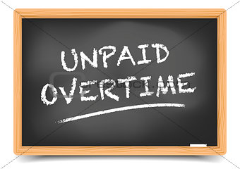 Blackboard Unpaid Overtime