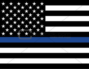 Law Enforcement Support Flag
