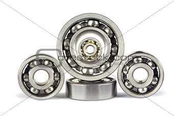 Five ball bearings
