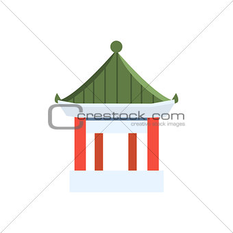 Small Chinese Pagoda Simplified Icon