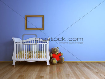Baby room blue