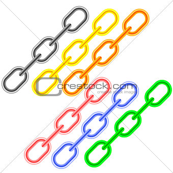 Colorful Metal Chains