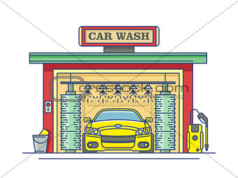 Car wash station