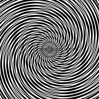 Circular vortex movement.