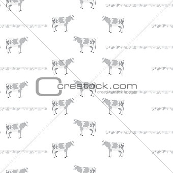 Pattern with cows.