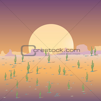 Mexican desert background