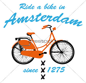 Ride a bike in Amsterdam