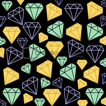 Diamonds as background