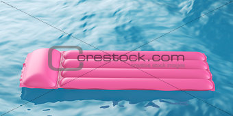 Pink pool raft