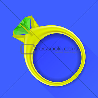 Gem Gold Ring