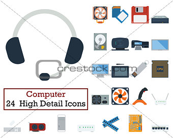 Set of 24 Computer Icons