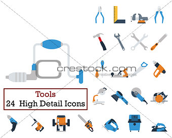 Set of 24 Tools Icons