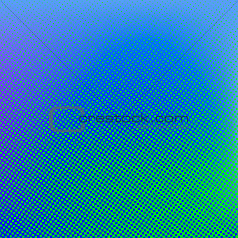 Green blue vector halftone background