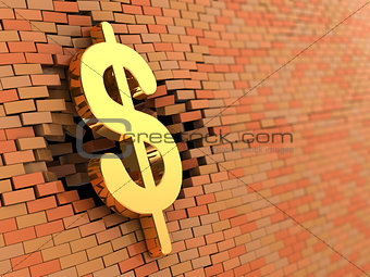 dollar hit brick wall