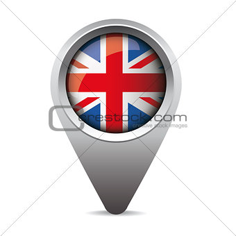 UK pointer vector flag