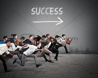 Direction success in business