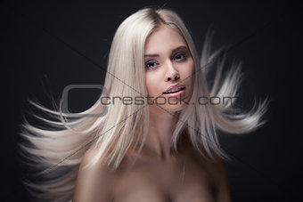 Photo of beautiful woman with magnificent hair