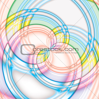 Colorful big spiral candy background