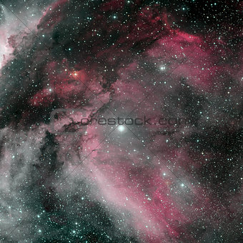 The Carina Nebula is a large bright nebula.
