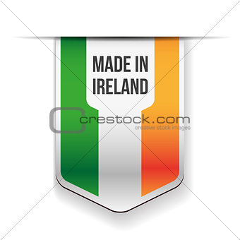 Made in Ireland flag ribbon
